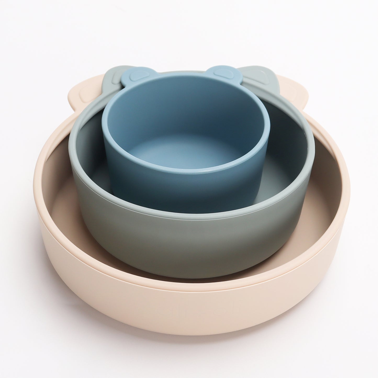 Ali+Oli (3pc) Stackable Snack Bowl Set (Blue Horizon)