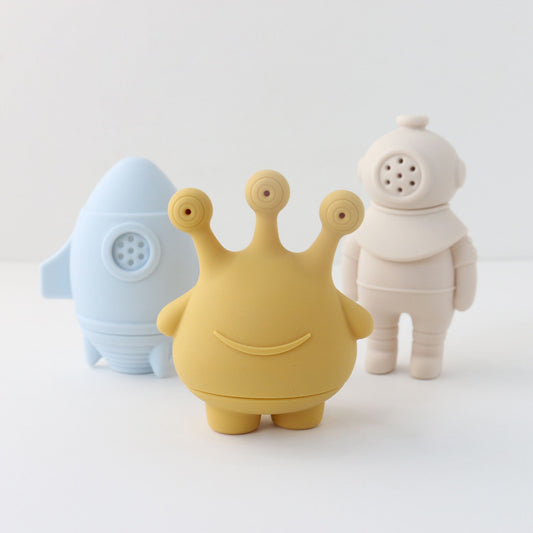 Space Mold Free Bath Toys Play Set of 3