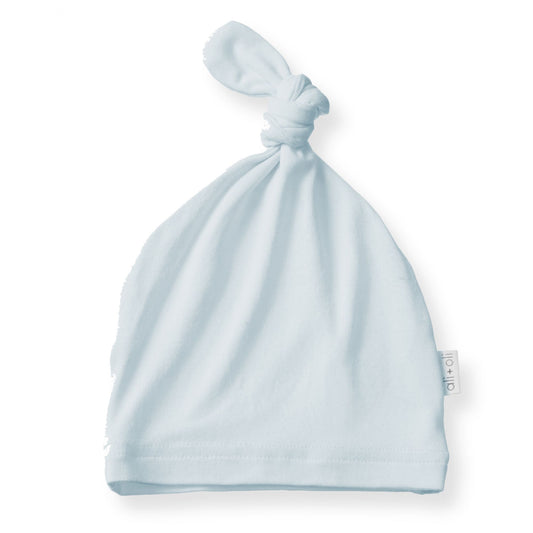 Ultra-Soft Bamboo Knotted Beanie for Baby (Blue)