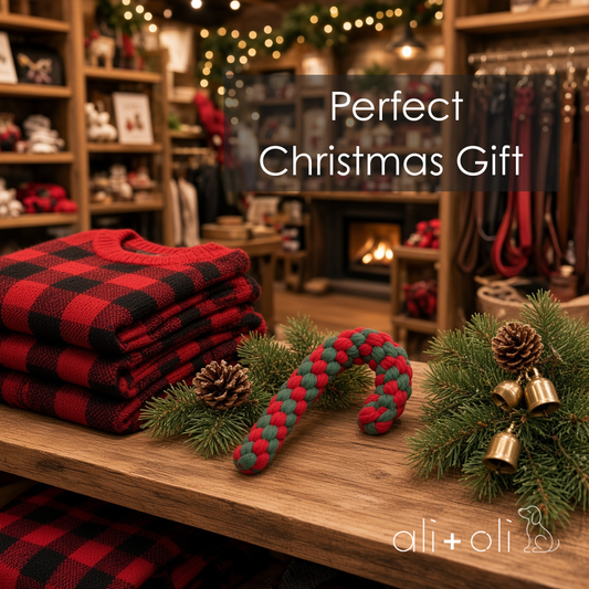 Ali+Oli Pets Christmas Candy Cane Rope Dog Toy