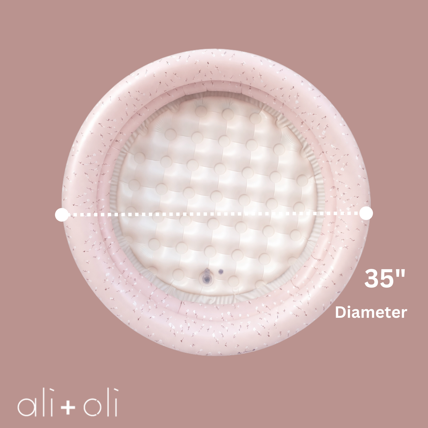 Ali+Oli Two-Ring Kiddie Pool (Peony)