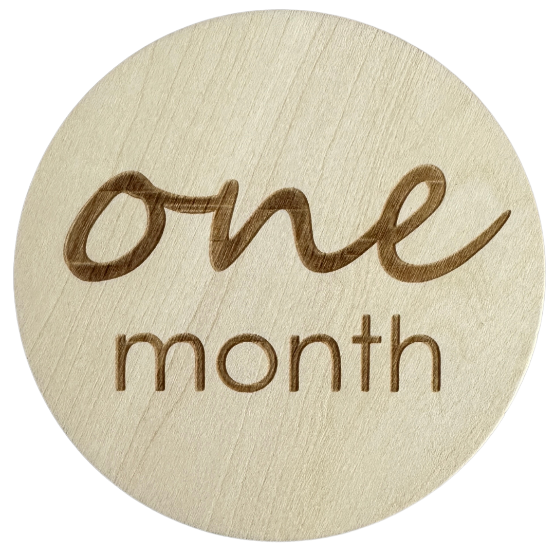 Baby Monthly Milestone Photo Prop Cards (24 memorable milestones)