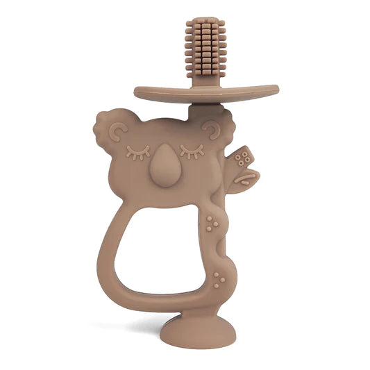 Training Toothbrush Oral Care Koala Taupe Color for Baby