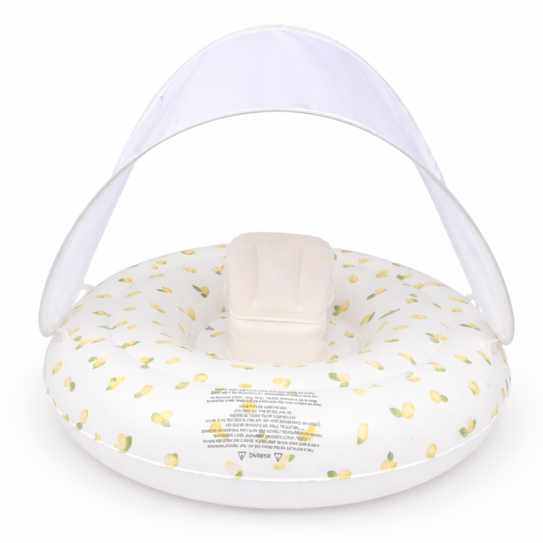 Ali+Oli Baby Swim Seat Ring Pool Float (Lemons)