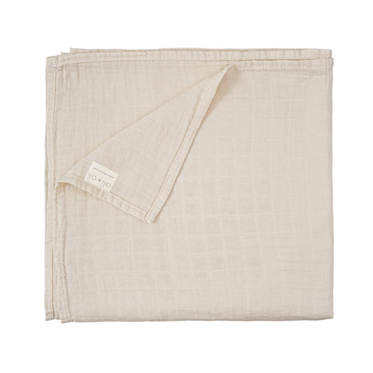 Ali+Oli Bamboo Muslin Swaddle Blanket (Vanilla Sky)