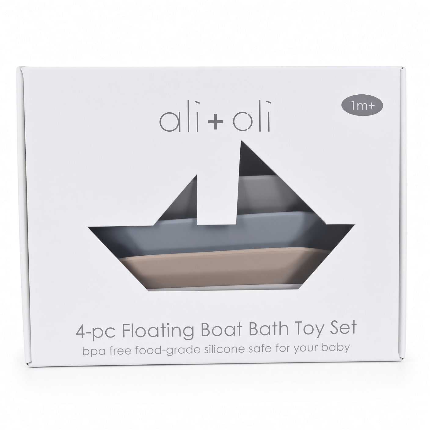 Ali+Oli (4-pc) Mini-Boat Bath Toy Set