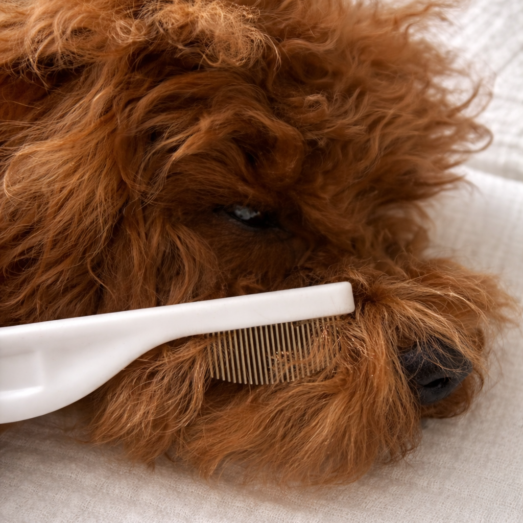 Ali+Oli Pets Long Handle Stainless Steel Face Comb