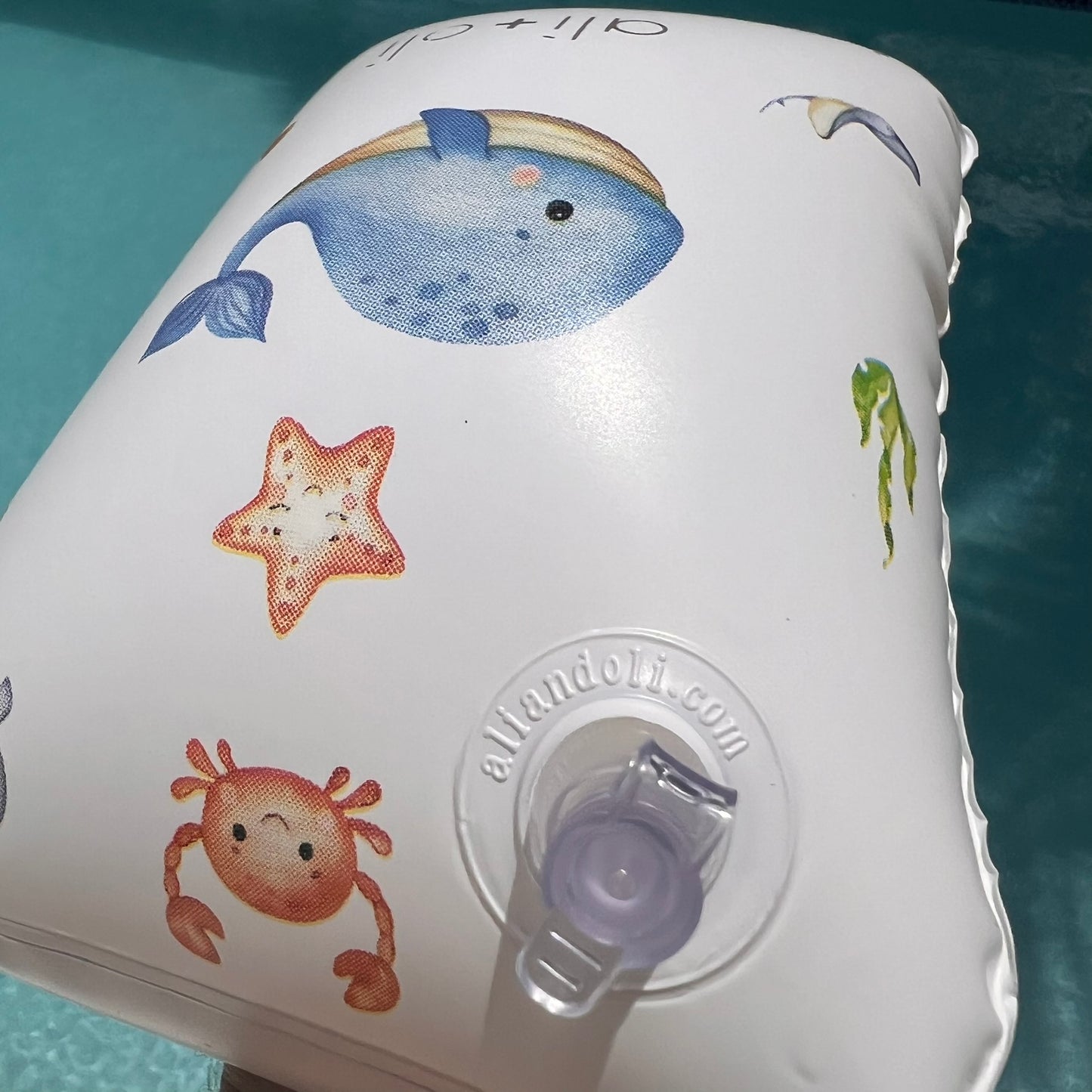 Ali+Oli Swim Arm Band Wings Inflatable Float  (Undersea)