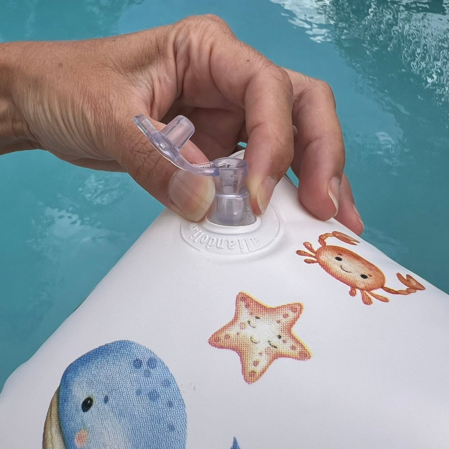 Ali+Oli Swim Arm Band Wings Inflatable Float  (Undersea)