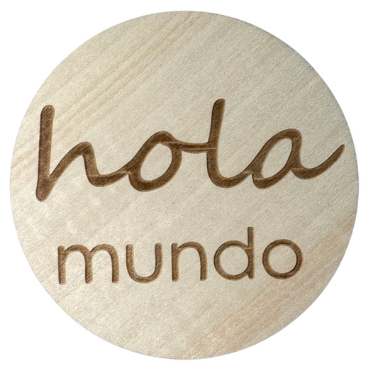 Baby Monthly Milestone Photo Prop Cards - Spanish (24 memorable milestones)