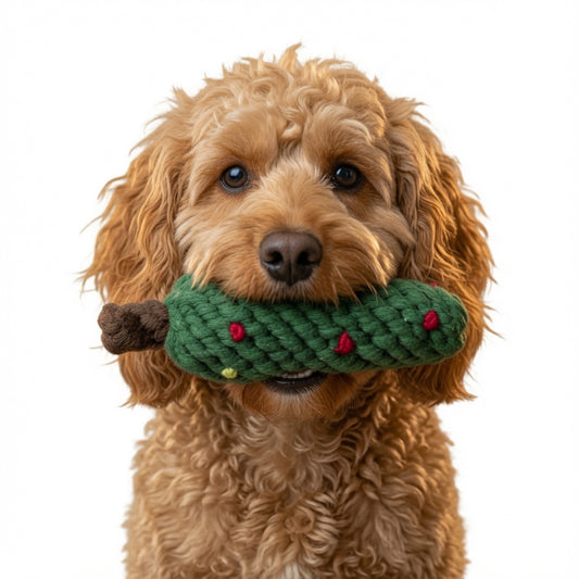 Ali+Oli Pets Christmas Tree Cotton Rope Dog Toy
