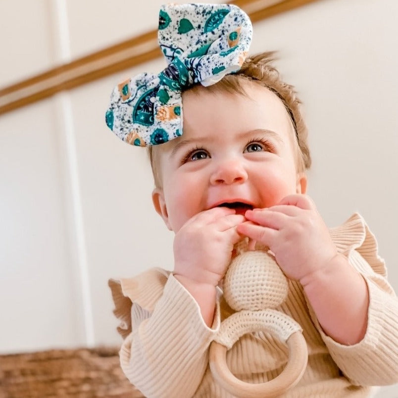 Bunny rattle and teether