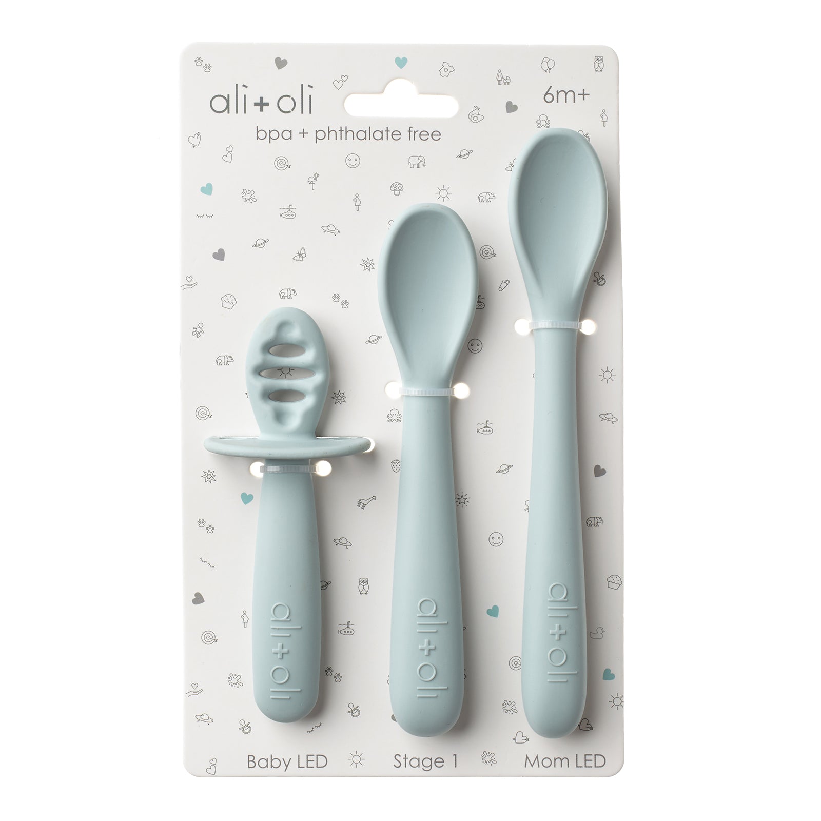 The Saturday Baby Silicone Spoon Set