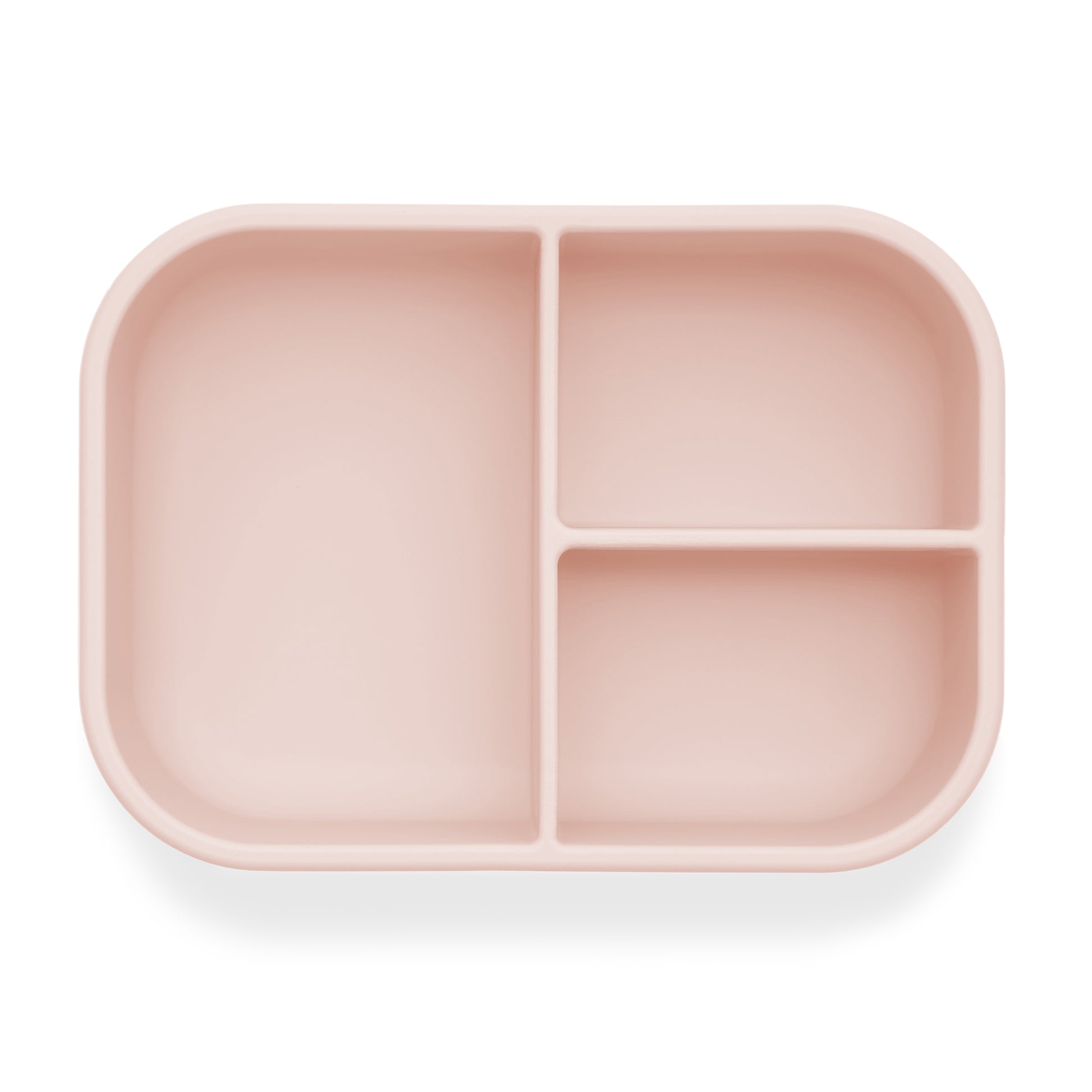 Ali & Oli Silicone Suction Divided Plate Pink