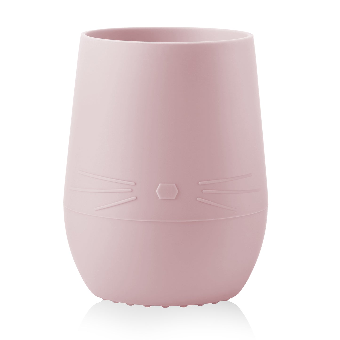 Bunny Face Silicone Open Cup for Baby & Toddler (Misty Blush)