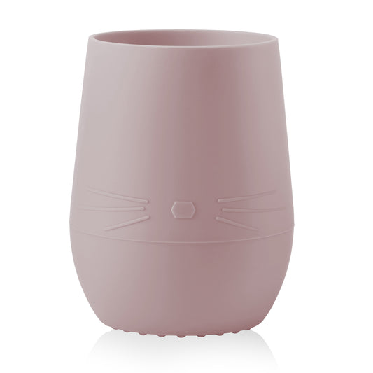 Bunny Face Silicone Open Cup for Baby & Toddler (Rose)