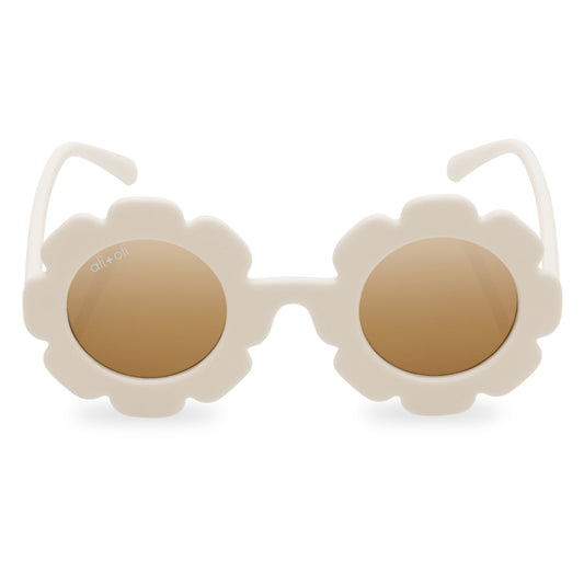 Ali+Oli Sunglasses for Kids Flower (White)