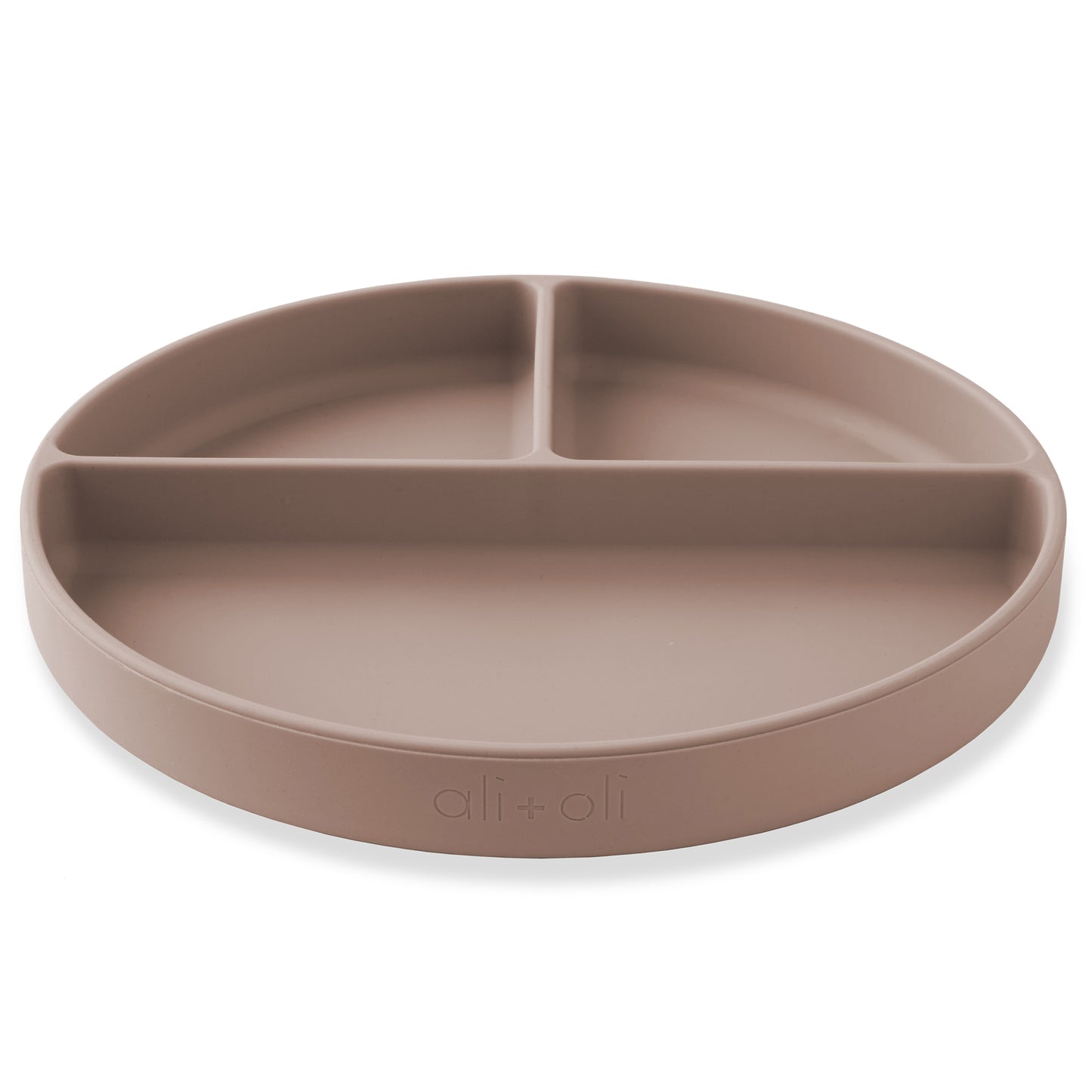 Silicone Divided Suction Plate (Fawn)