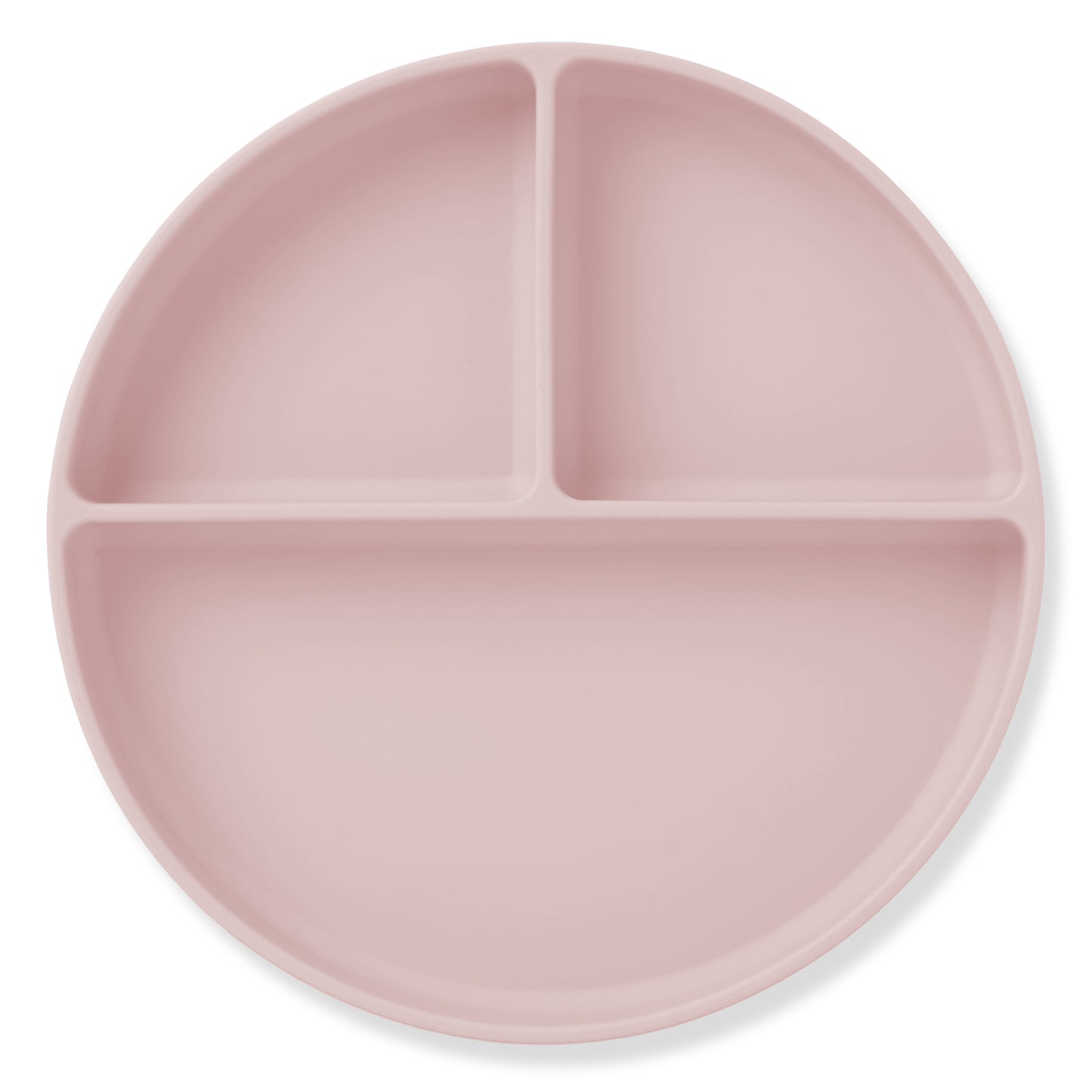 Silicone Divided Suction Plate (Pink)