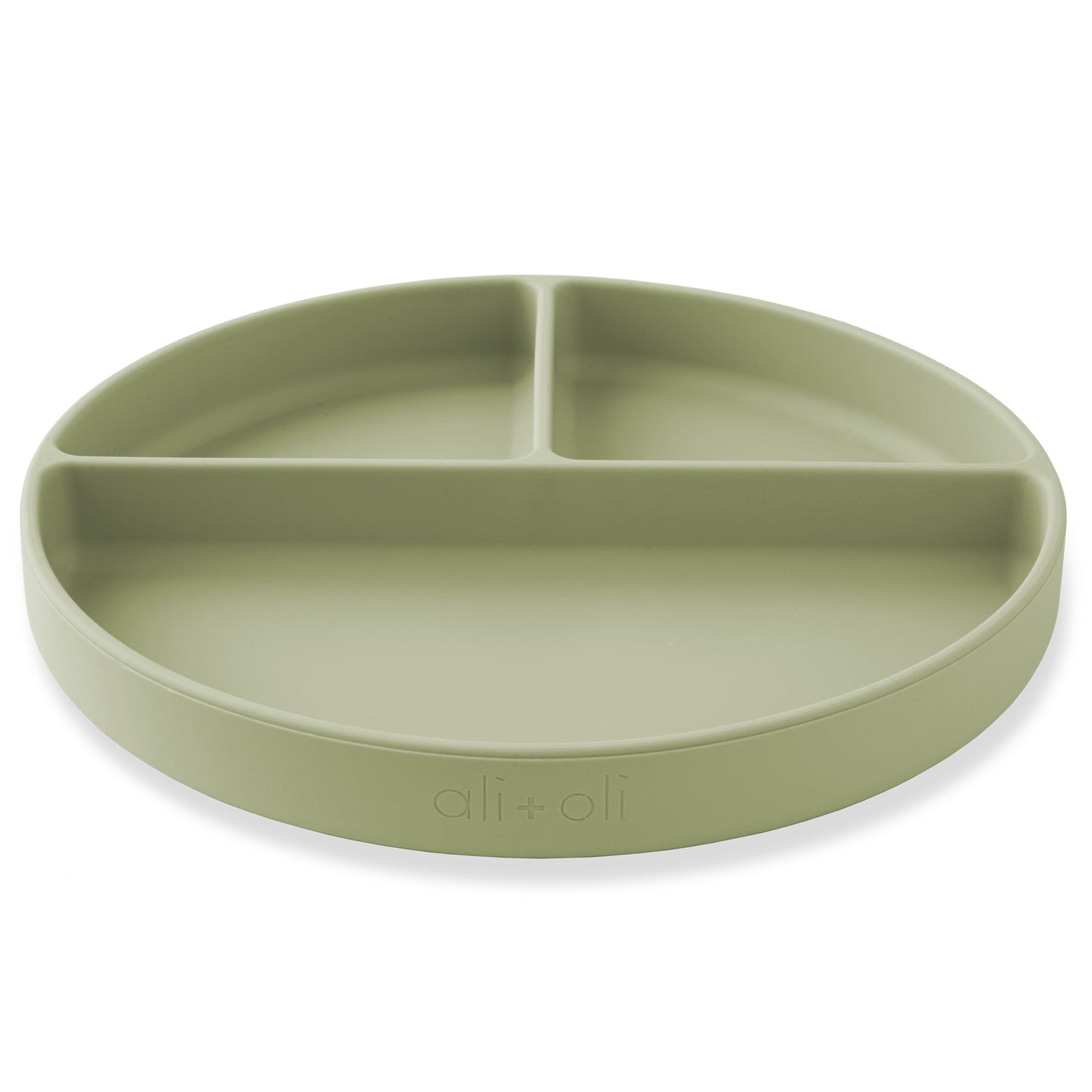 Silicone Divided Suction Plate (Sage)