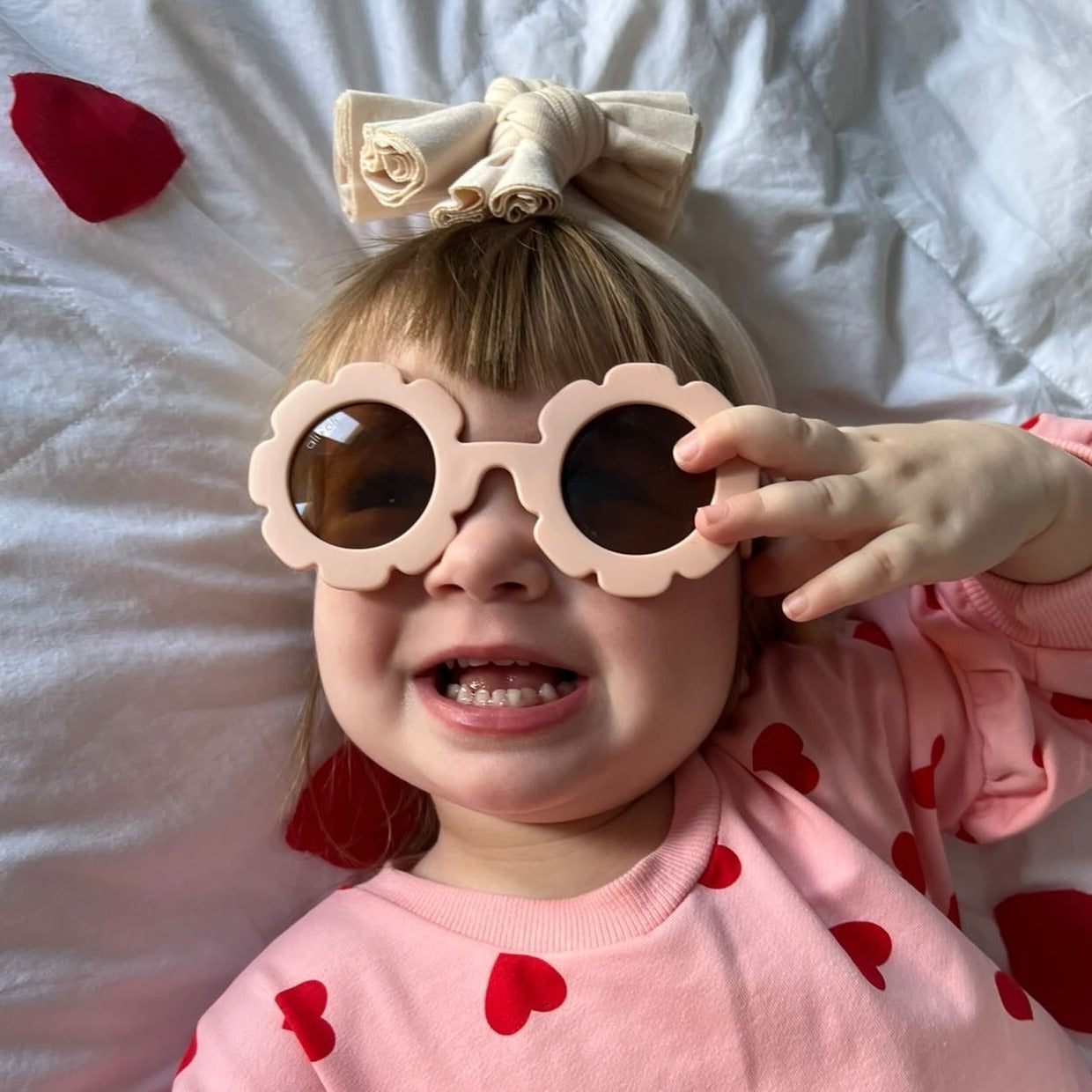 Ali+Oli Sunglasses for Kids Flower (Pink)