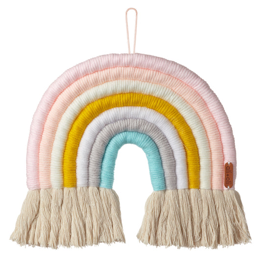 Ali+Oli Macrame Wall Decor Rainbow (Fairy)