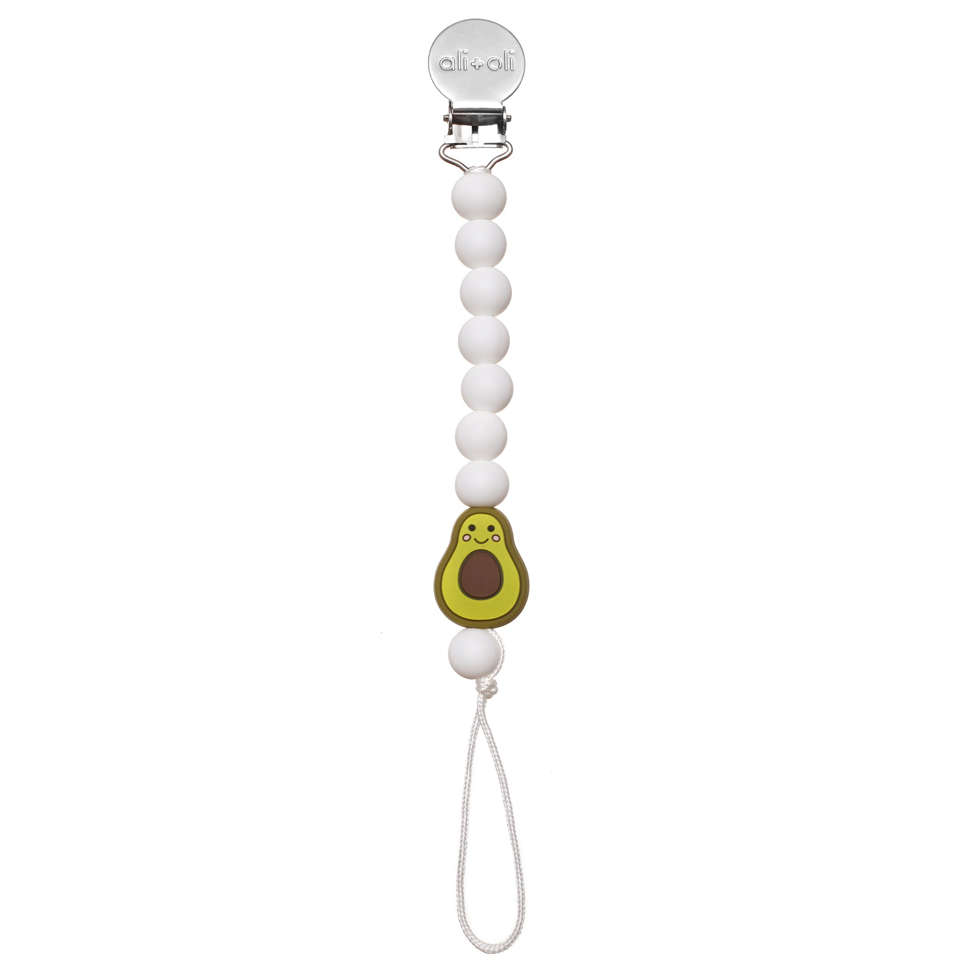 Avocado Pacifier Ali+Oli Pacifier Clip (Avocado)