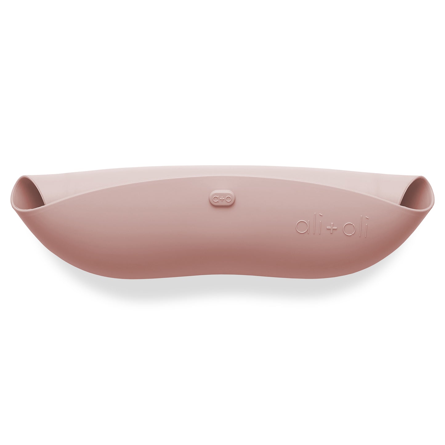 Ali+Oli Silicone Roll-Up Baby Bib (Soft Blush)