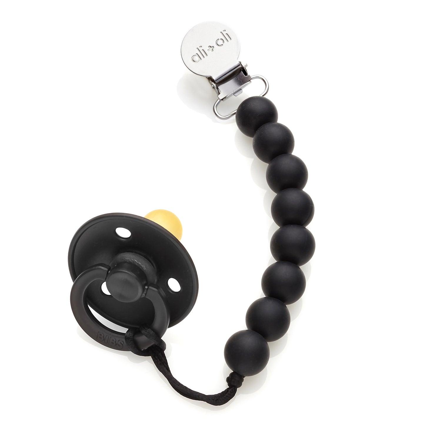 Ali+Oli Pacifier Clip (Black)