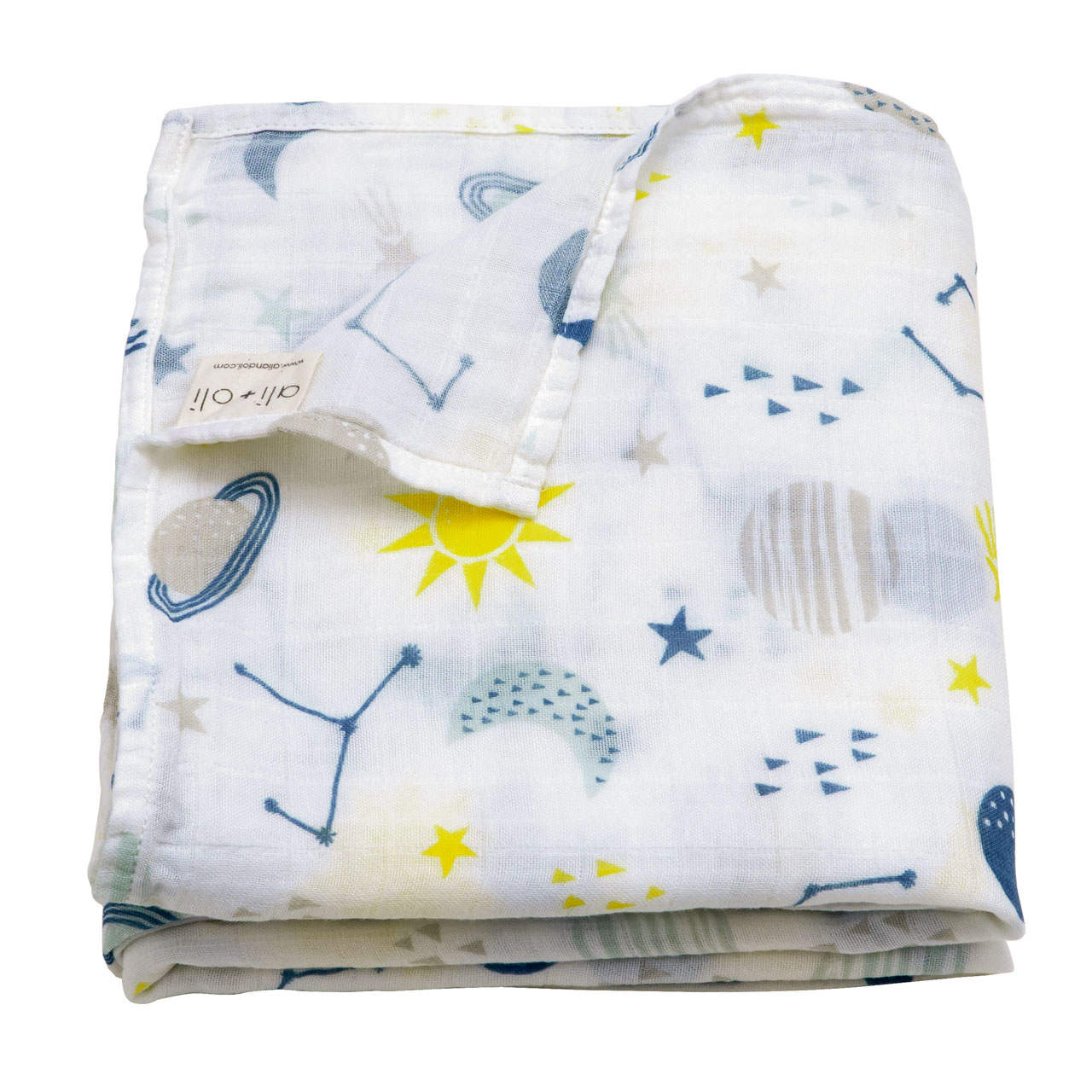 Ali+Oli Muslin Swaddle Blanket (Cosmic)