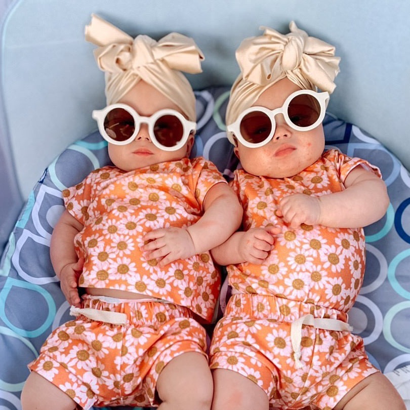 White Baby Sunglasses