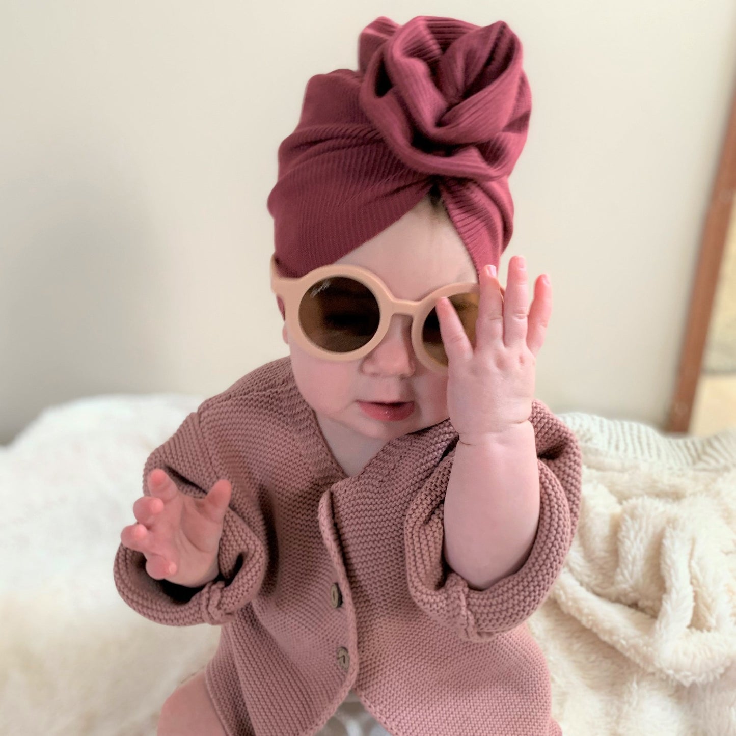 Ali+Oli Sunglasses for Kids (Pink Cream)