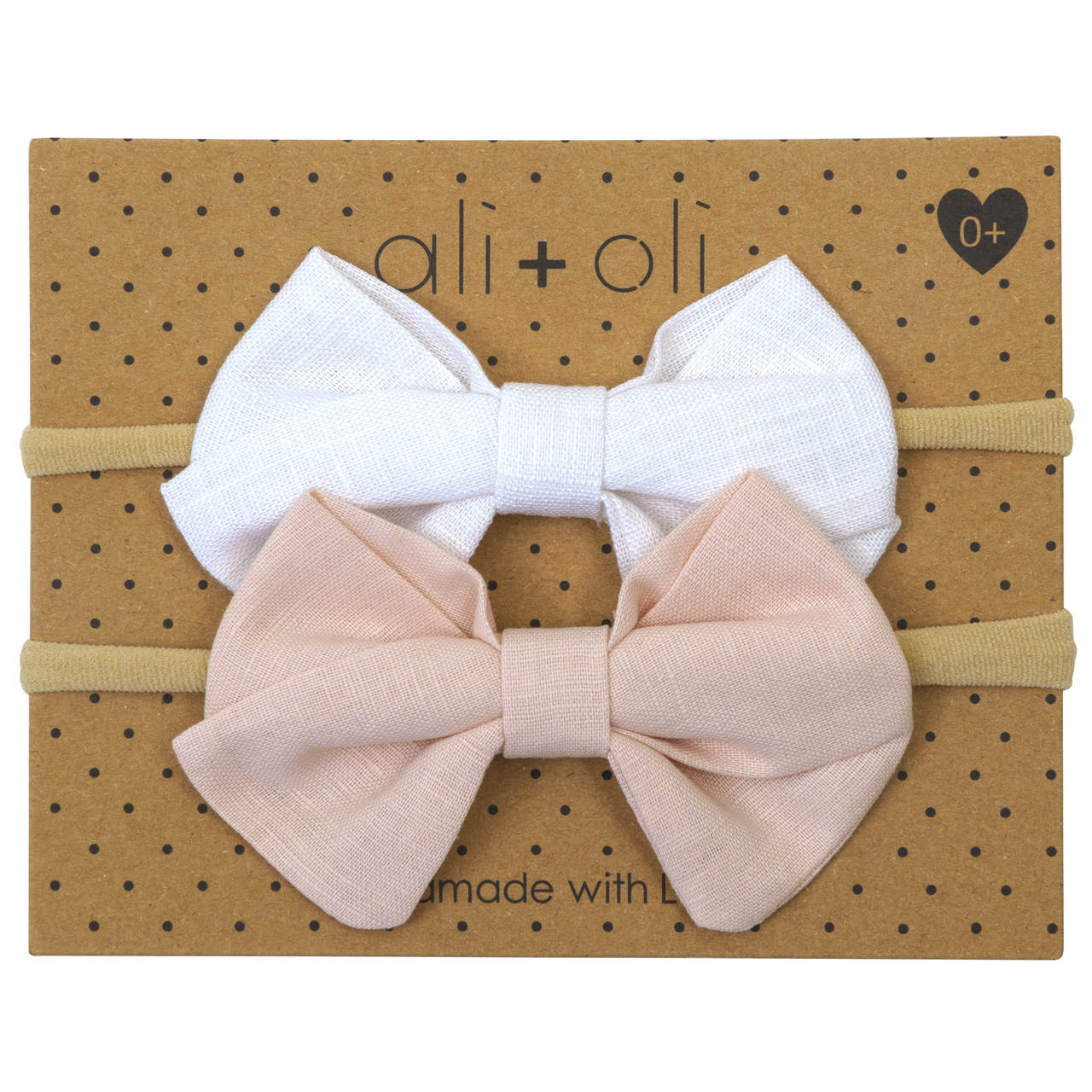 Ali+Oli Headband Bow Set (Pink)