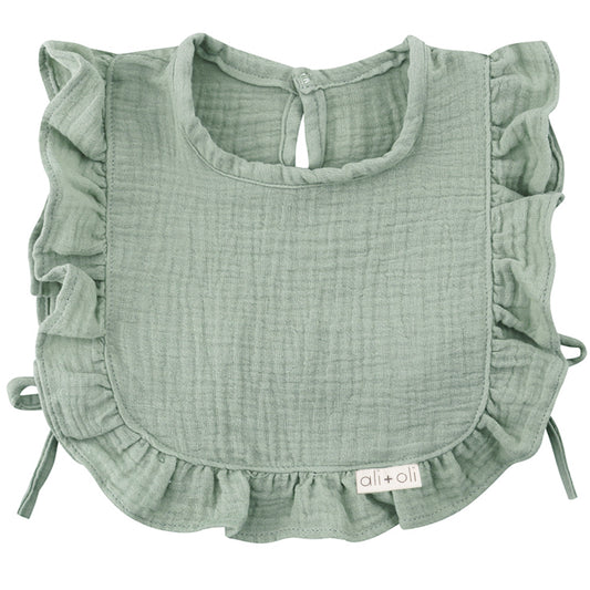 Ruffle Baby bib