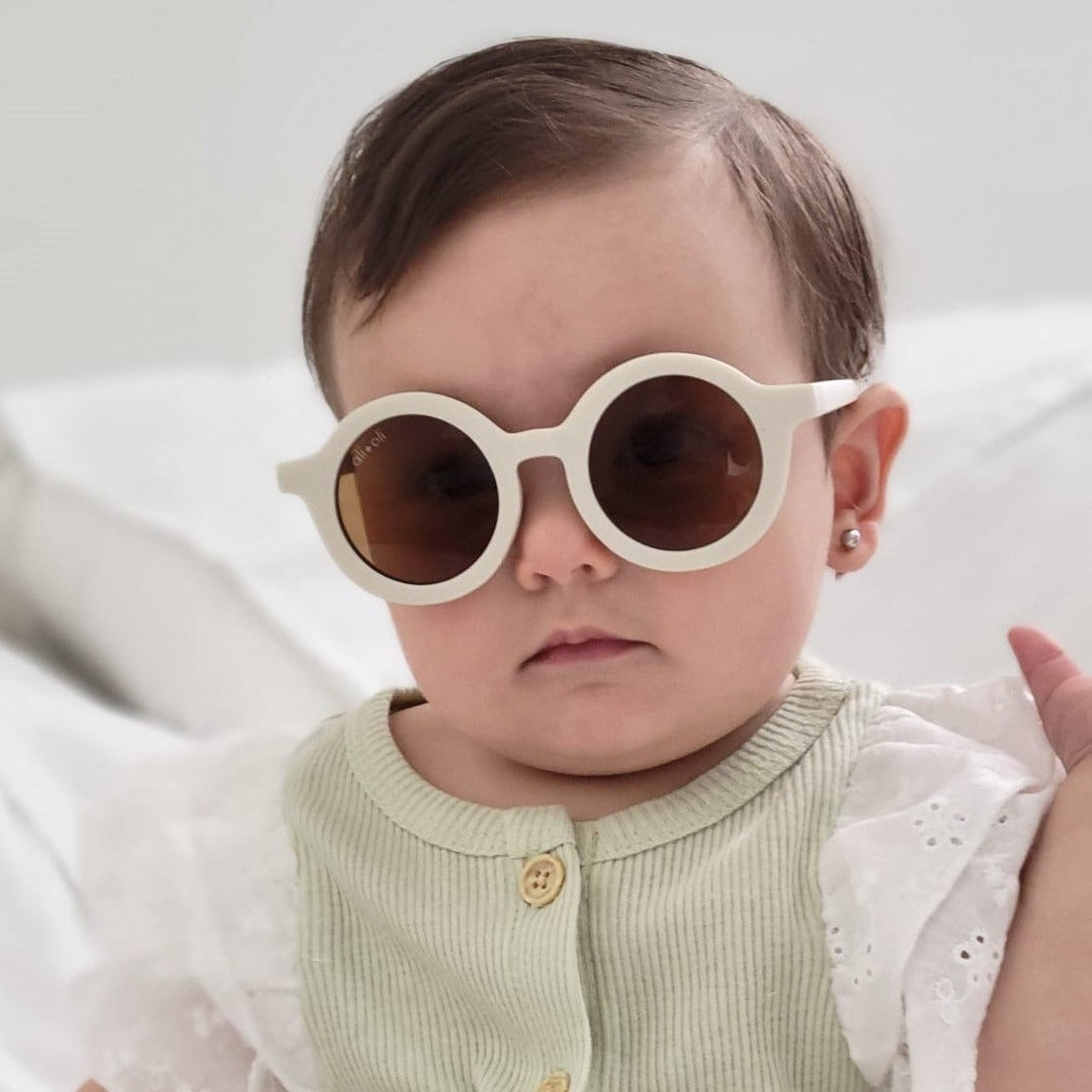 Baby White Sunglasses